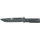 Boker SF-F2000 Arex Spartan Bayonet Fixed Blade Knife, 7.40in, 440C, Forprene, Black, SF-F2000