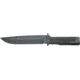 Boker SF-F2000FN Arex Spartan Bayonet Fixed Blade Knife, 7.40in, 440C, Forprene, Black, SF-F2000FN