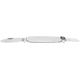 Boker Temperini Guillosche Folding Knife, 2.55 in, 420C, Stainless Steel, 221/2
