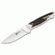 Boker USA Arbolito El Trampero Ciervo Fixed Blade Knife, Stag Handle w/ Leather Sheath 02BA575H