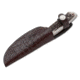 Boker USA Arbolito El Trampero Ciervo Fixed Blade Knife, Stag Handle w/ Leather Sheath 02BA575H