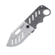 Boker USA Credit Card Knife,2.25in 440C Stainless Steel,Gray Handle,Clam Pack B-01BO010C