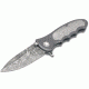 Boker USA Leo Damascus III Collection Folding Knife, Leopard Damascus, Aluminum Handle 110139DAM
