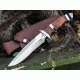Boker USA Magnum Collection 2015 Fixed Blade Knife,7.04in 440C Steel Blade,Leder Handle 02MAG2015