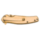 Boker USA Magnum Gold Finger Folding Knife,3.13in 440 Stainless Steel Blade,Stainless Steel Handle 01LG277