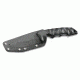 Boker USA Magnum Night Shade Fixed Blade Knife,3.8in 440A Steel Blade,G-10 Black Handle 02SC155