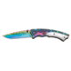 Boker USA Magnum Pearl Rainbow Folding Knife,3.38in 440 Stainless Steel Blade,Stainless Steel Handle 01LG805