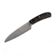 Boker USA Pure All-Purpose Utility Knife,5.5in Damascus Steel Blade,Bog Oak Handle 131478DAM