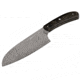 Boker USA Pure Santoku Knife,6.75in Damascus Steel Blade,Bog Oak Handle 131477DAM