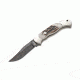 Scout Knife, 3.125in Damascus Blade, Stag Handle