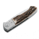 Boker USA Titan Hunter Stag Folding Hunting Knife w/ Leather Sheath 110171