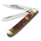 Boker USA Traditional Series Trapper Jigged Bone Knife, Brown, Small, 110732