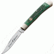 Boker USA Traditional Blade Trapper, Green Handle, 4 1/8 in. Closed, 3.25 in. Blade BO02444