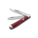 Boker USA Trapper Two Blade Folding Knife, Smooth Red Bone Handle 110730