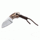 Boker USA Plus Vox Gnome Stag Small Fixed Blade Knife w/ Leather Sheath and Lanyard 02BO268