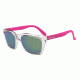 Bolle 527 Sunglasses, Shiny Crystal/Pink Frame, Brown Emerald Lens, 12045