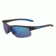 Bolle Breaker Sunglasses, Matte Black/Blue Frame, Polarized Offshore Blue Oleo AR Lens, 12110