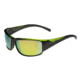 Bolle Keelback Sunglasses, Shiny Black/Green Translucent Frame, Brown Emerald Oleo AF Lens, Polarized, 11904