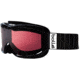 Bolle Monarch Ski/Snowboard Goggles, Shiny Black Frame, Modulator Vermillon Lens 20659