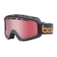 Bolle Nova II Ski/Snowboard Goggles,Matte Carbon Frame,Vermillon Gun Lens 21079