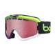 Bolle Nova II Ski/Snowboard Goggles,Matte Green Square Frame,Vermillon Gun Lens 21081