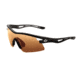 Bolle Vortex Sunglass, Shiny Black Frame, Photo Amber Lens, 11412