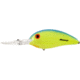 Bomber Deep Fat Free Shad Crankbait, 3in, Chartreuse Bl Sparkle, BD8FCBSP