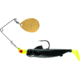 Bomber Drumbeater Spinnerbait, 1/4oz, Chart/Black Chart Tail, BSWDB216