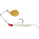 Bomber Drumbeater Spinnerbait, 1/4oz, Red/Pearl Silver Fluoriscent, BSWDB219