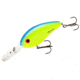 Bomber Fat Free Shad Crankbait, 3in, 1oz, Chart/Blue Sparkle, BD7FCBSP