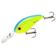 Bomber Fat Free Shad Crankbait, 3in, 1oz, Chart/Blue Sparkle, BD7FCBSP