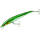 Bomber Long Shot Slender Minnow, 5in, Floating, 3/4oz, Green Mackerel, BSWLS5444