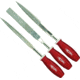 Boone Bait Big Game Diamond Files, Red Handles, 7In, 3 Pack, 6333