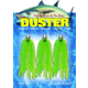 Boone Bait Duster Saltwater Troll Lure, 1/8oz, 2 1/2in, Lt Green Chartreuse, 3/Pack, 154