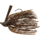 Booyah Baby Boo Jig, 3/16 oz, Sinking, 3D Green Pumpkin, BYBBJ3605