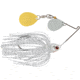 Booyah Covert Finesse Spinnerbait, Double Colorado Blade, 3/8oz, 4in, Wt Silvrscl/Prlhd, BYCVF38NGC728