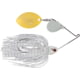 Booyah Covert Finesse Spinnerbait, Nickel Colorado Gold Oklahoma Blade, 3/8oz, 4in, Wt Silvrscl/Prlhd, BYCVF38NCGOK728