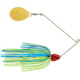 Booyah J.C. Covert Series Single Colorado Spinnerbait Fishing Hook, 3/8oz, 1 Piece, Blue/Chartreuse/Red Head, BYCVS38GC725