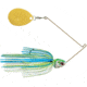 Booyah J.C. Covert Spinnerbait, 1/2oz, G Col #5 Wt/Chart/Blue, BYCVS12G5C730