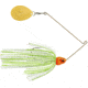 Booyah J.C. Covert Spinnerbait, 3/8oz, G Col Wt Cht Slvsc/Org Hd, BYCVS38GC729O