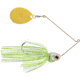 Booyah J.C. Covert Spinnerbait, 1oz, G Col Wt Cht Slvsc/PrCht, BYCVS1GC729
