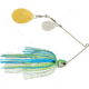 Booyah J.C. Covert Spinnerbait, 3/8oz, N/G Col Wt/Chart/Blue, BYCVS38NGC730
