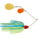 Booyah J.C. Covert Spinnerbait, 3/8oz, Org/G Col Blue Chart/Rd Hd, BYCVS38OGC725