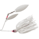 Booyah Glow Blade Willow Spinnerbait, 1/2oz, Pearl Wht/Snow White, BYGBW12615