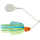 Booyah J.C. Covert Spinnerbait, 1/2oz, Nic Col Blue Chart/Org Hd, BYCVS12NC725O