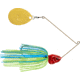 Booyah J.C. Covert Spinnerbait, 3/4oz, G Col Blue Chart/Rd Hd, BYCVS34GC725