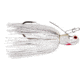 Booyah Melee Jig, 1/2 oz, 3.25 in, White/Silver Blade, BYMLE1272