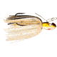 Booyah Melee Jig, 3/8 oz, 3/8 oz, 3.25 in, Golden Shiner/Gold Blade, BYMLE3876