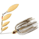 Booyah Super Shad Quad Blade Spinnerbait, 3/8oz, Golden Shiner, BYSS38611