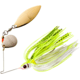 Booyah Tandem Blade Spinnerbait, 1/4oz, Chart Wht Shad, BYBT14646